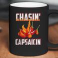 Chasin Capsaicin Funny Spicy Food Pepper Hot Sauce Coffee Mug