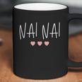 Chinese Grandma Nai Nai Grandmother Cute Pink Hearts Nai Nai Gift Coffee Mug