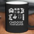 Choose Your Weapon Gamer Video Game Funny Nerdy Gaming Coffee Mug