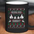 Christmas Merry And Dwight Ugly Christmas Sweater Coffee Mug