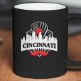 Cincinnati Red Mustache Coffee Mug