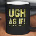 Clueless Ugh As If Cher Horowitz Yellow Plaid Lettering Coffee Mug