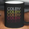 Colby Retro Wordmark Pattern Vintage Style Coffee Mug