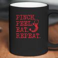 Crawfish Pinch Peel Eat Repeat Crawfish Boil Coffee Mug