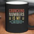 Crunching Numbers Is My Cardio Funny Accounting Vintage Coffee Mug