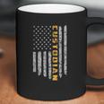 Custodian American Flag Usa Janitor School Coffee Mug