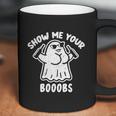 Cute Halloween Funny Halloween Day Show Me Your Booobs Funny Dumb Ghost Coffee Mug