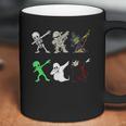 Dabbing Skeleton And Monsters Halloween Dracula Coffee Mug