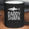 Daddy Shark Black Best Christmas Gifts For Dad Coffee Mug