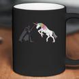 Darth Vader Vs Unicorn Coffee Mug