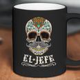 Day Of The Dead Mexico El Jefe Boss Sugar Skull Halloween Coffee Mug