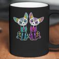 Day Of Dead Sugar Cats Skeleton Skull Coffee Mug