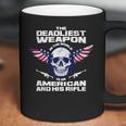 The Deadliest Weapon American And His Rifle Coffee Mug