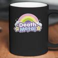 Death Metal Rainbow Yellow Star Unicorn Rock Concert Coffee Mug