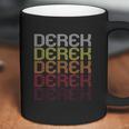 Derek Retro Wordmark Pattern Vintage Style Coffee Mug