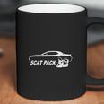 Dodge Challenger Scat Pack Classic Outline Design Coffee Mug