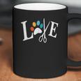 Dog Grooming Love Dogs Pet Daycare Groomer Vintage Paws Print Coffee Mug