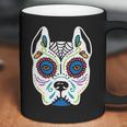 Dog Sugar Skull Dia De Los Muertos Pit Bull Day Of The Dead Coffee Mug