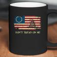 Dont Tread On Me Vintage Usa American Flag Distressed Coffee Mug