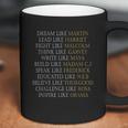 Dream Like Martin Lead Like Harriet Black History Pride Coffee Mug