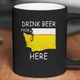 Drink Beer From Washington State Flag Vintage Funny Tshirt Coffee Mug