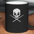 Drummer Drum Sticks Skull Black Metal Coffee Mug