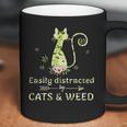 Easily Distracted By Cats And Weed Coffee Mug