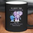 Elephants The Hardest Thing Is Watching Somebody Alzheimer Awareness Shirt Coffee Mug