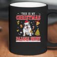 English Bulldog Snow Gilf This Is My Christmas Pajama Shirt Coffee Mug