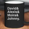 Ew David Alexis Moira Rose Merchandise Black Coffee Mug