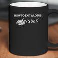 How To Exit A Lotus Racing Car Funny Joke Autocross Drag Coffee Mug