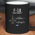 F18 Super Hornet Navy Fighter Attack Jet Coffee Mug