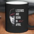 Fanprint Chipper Jones Legends Are Born In April Coffee Mug