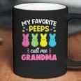 My Favorite Peeps Call Me Grandma Bunny Eggs Love Coffee Mug