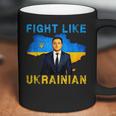 Fight Like Ukrainian I Stand With Ukraine Volodymyr Zelensky Men Women T-Shirt Graphic Print Casual Unisex Tee Coffee Mug