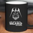 I Find Your Lack Of Beard Disturbing Funny Hipster Nerd Vader Coffee Mug