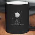 Full Moon Cat Stargazing Cool Lunar Sphere Stargazer Gift Coffee Mug