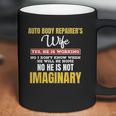 Funny Auto Body Repairers Wife Gift Yes Hes Working Coffee Mug