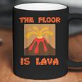 Funny Cute Floor Is Lava Volcano Science Teacher Geek Coffee Mug