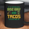 Funny Disc Golf Mens Taco Lover Frisbee Golfer Coffee Mug