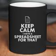 Funny Excel Spreadsheets Lover Gift Accountant Men Women Coffee Mug