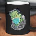 Funny Halloween Frankenstein Pandemic Virus Mask Coffee Mug