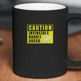 Funny Novelty Caution Sign Invincible Rabbit Ahead Coffee Mug