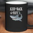 Funny Shark Keep 6 Feet Back Social Distancing Coffee Mug