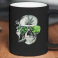 Funny Style Cannabis Marijuana Skull Mens Coffee Mug