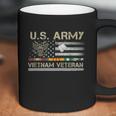 Funny Us Army Vietnam Veteran Usa Flag A Great Gift For Veteran Vietnam Army Coffee Mug