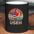 Funny Useh America Canada Flag American Coffee Mug