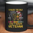 Funny Vietnam Veteran With Us Flag Gift With Combat Boots Patriotic Gift Coffee Mug