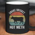 Funny Vintage Smoke Brisket Not Meth Funny Bbq Grilling Master Coffee Mug