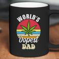 Funny Worlds Dopest Dad Funny Marijuana Retro Coffee Mug